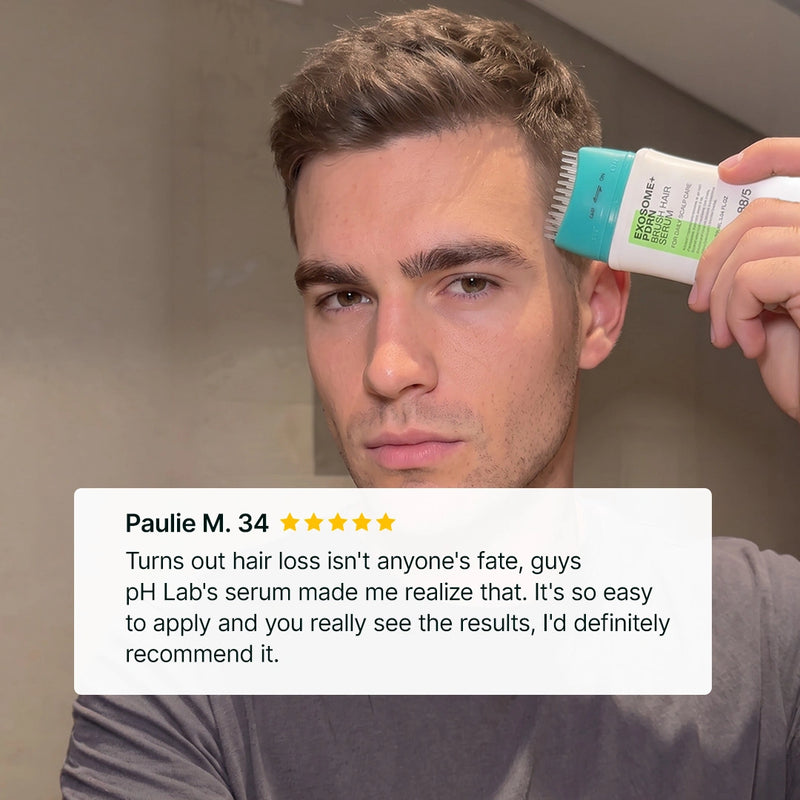 Exosome & PDRN Brush Hair Serum Men - 12