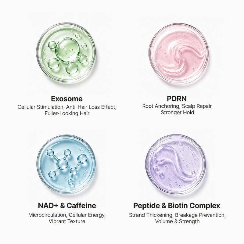 Exosome & PDRN Brush Hair Serum Men - 7