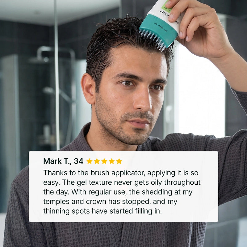 Exosome & PDRN Brush Hair Serum Men - 8