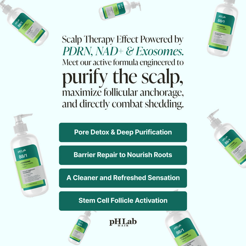 Exosome, NAD+ & Triple PDRN  Hair & Scalp Care Shampoo Men - 2