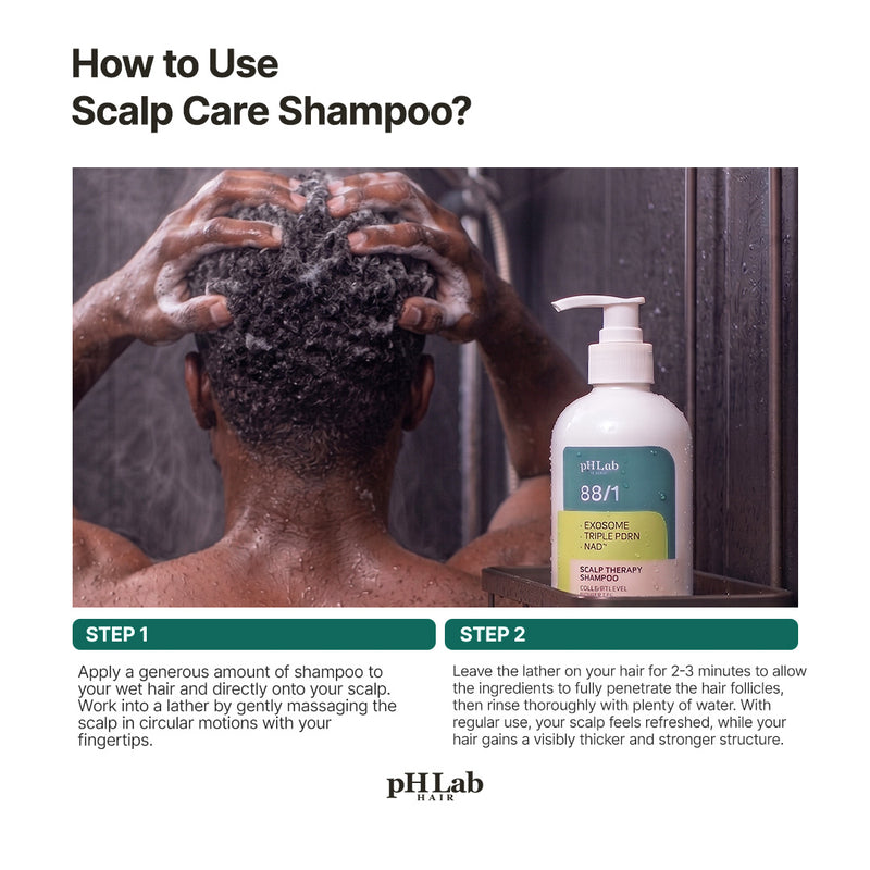 Exosome, NAD+ & Triple PDRN  Hair & Scalp Care Shampoo Men - 7